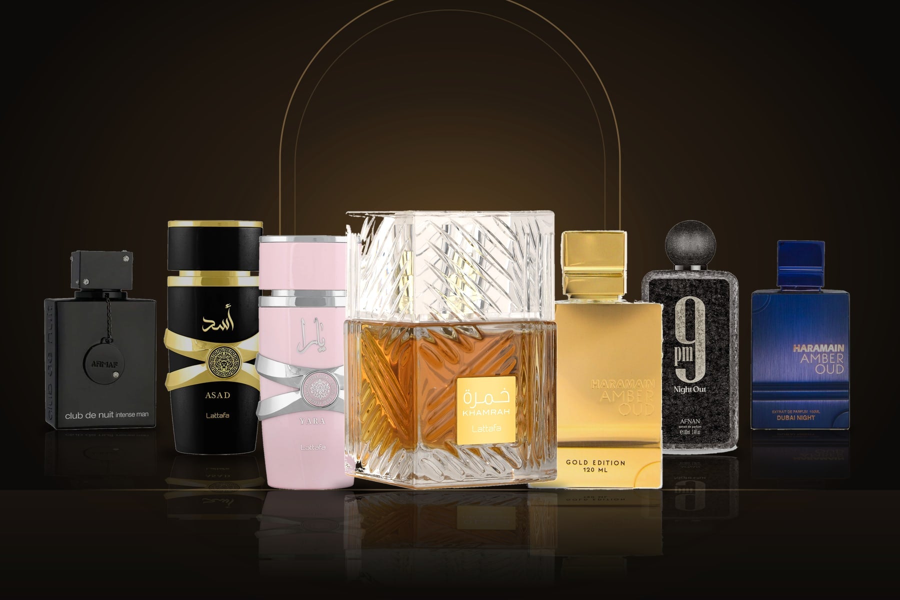 Perfumes árabes originales: Khamrah, Yara, Asad, Amber Oud, 9PM y Club de Nuit
